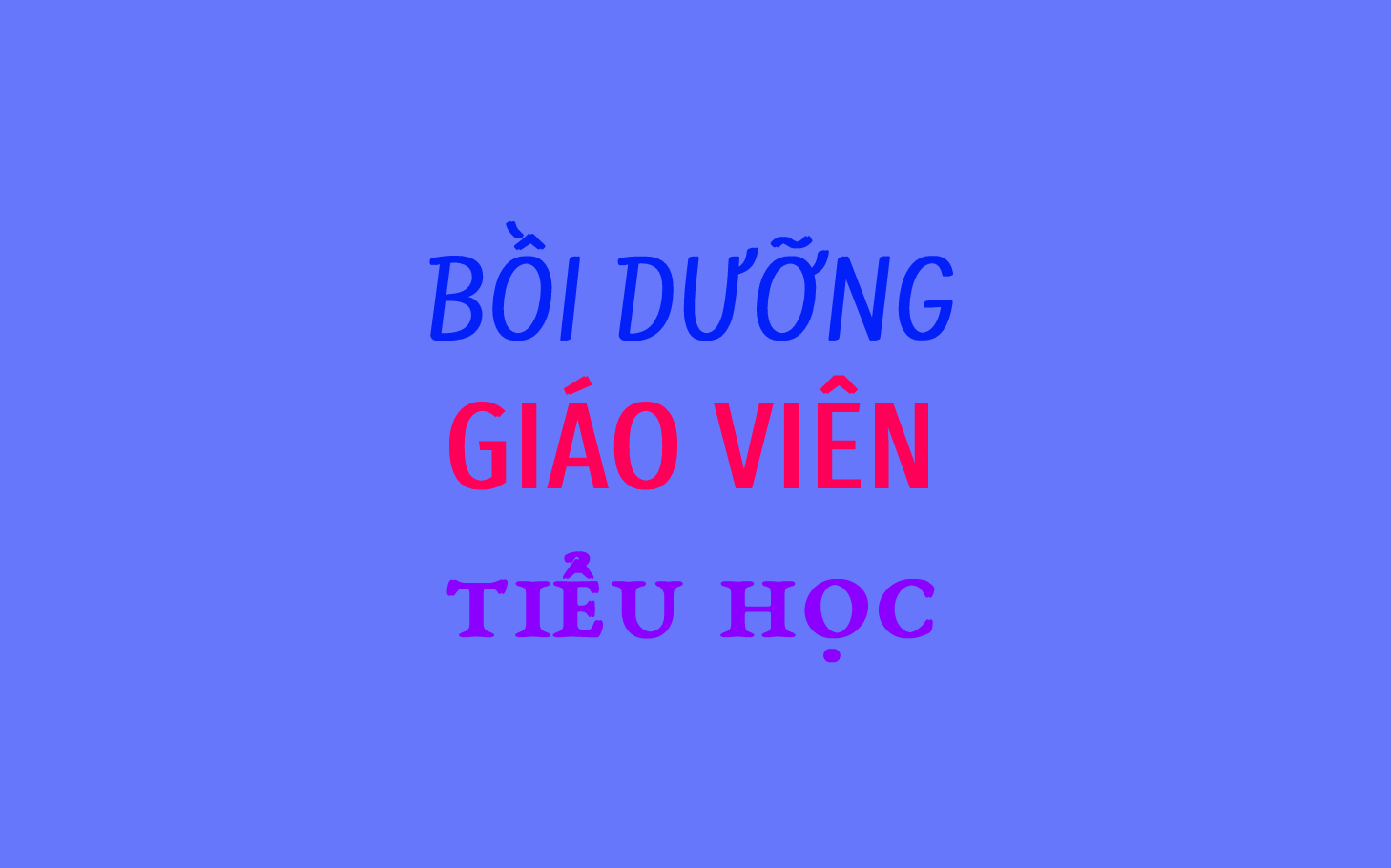 Giáo viên Tiểu học hạng II 